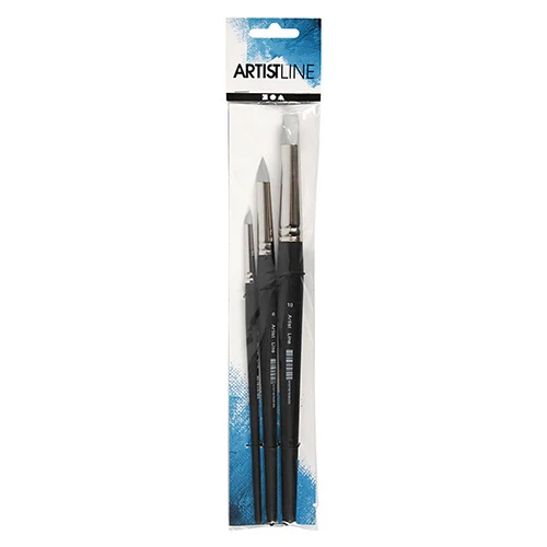 Artist Line Gummipensler 2+6+10 mm, 3 stk